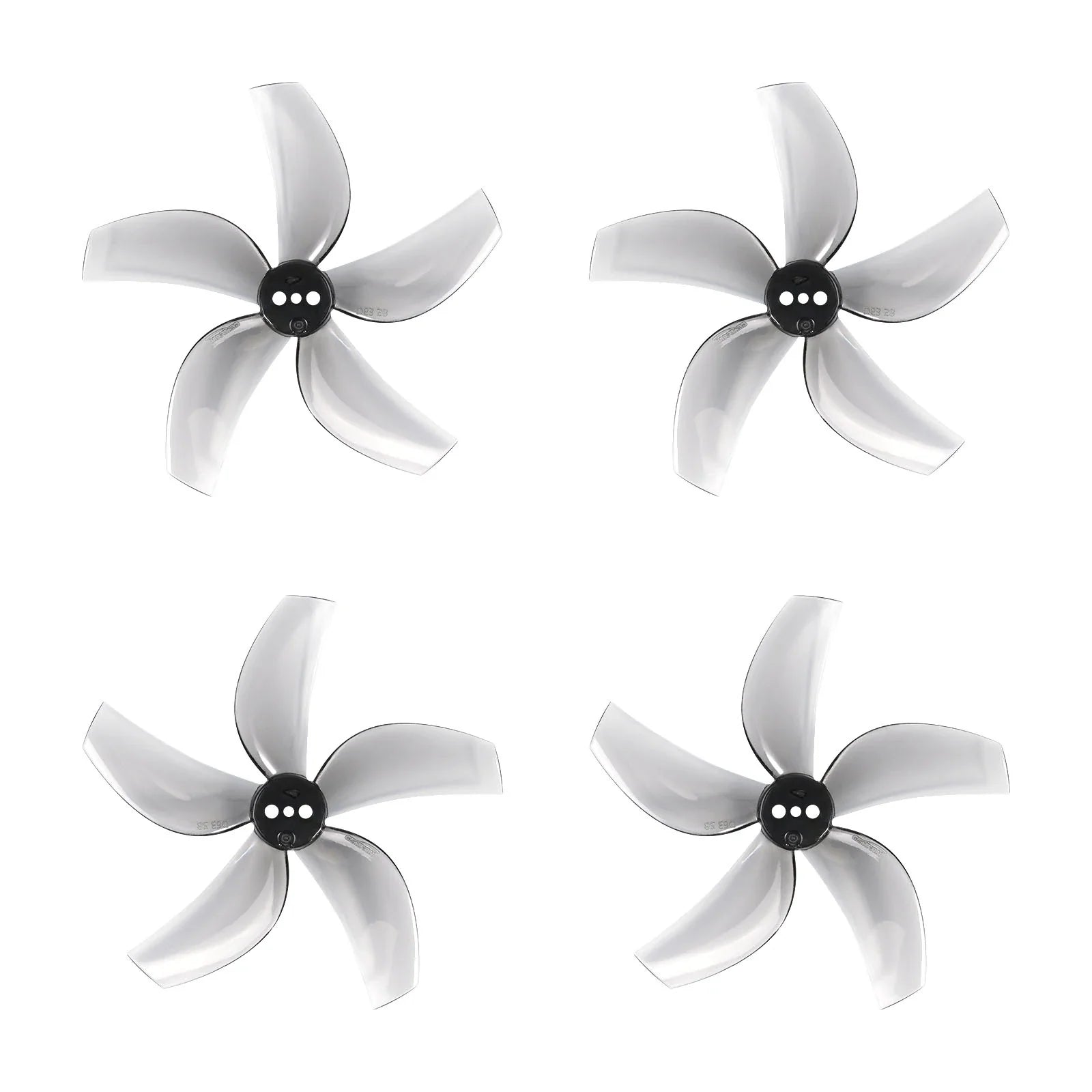 16x Gemfan D63 5-Blade Propellers 1.5mm Shaft (8x CW, 8x CCW)