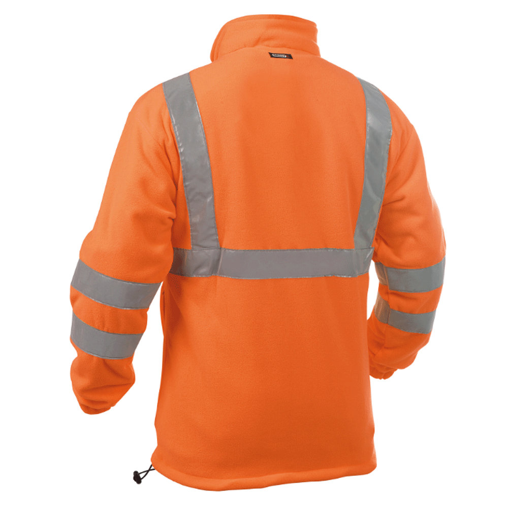 DASSY Kaluga 300247 Hi-Vis Fleece Work Jacket Orange 3XL