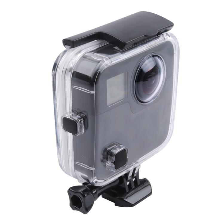 40m Waterproof Housing Protective Case  for GoPro Fusion, with Buckle Basic Mount & Screw & Wrench