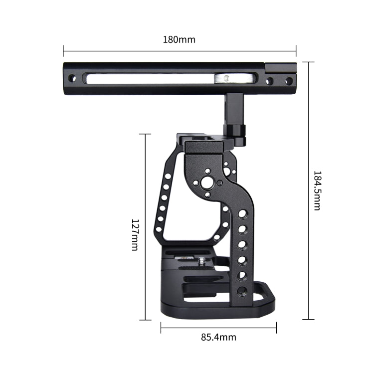 YELANGU C9-A YLG0911A Handle Video Camera Cage Stabilizer for DJI BMPCC 4K, C9-A