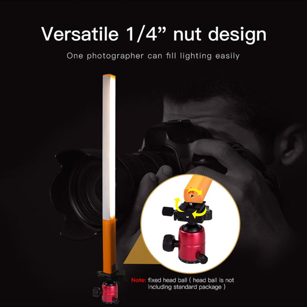 LUXCeO Q508D Dual Color Temperature Photo LED Stick Video Light Handheld LED Fill Light Flash Lighting Lamp, Q508D