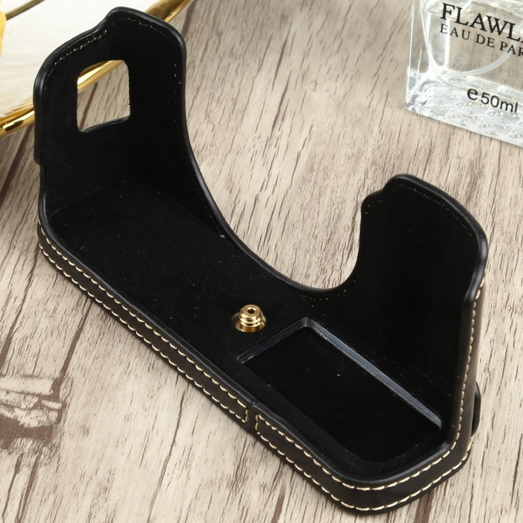 1/4 inch Thread PU Leather Camera Half Case Base for FUJIFILM X100V