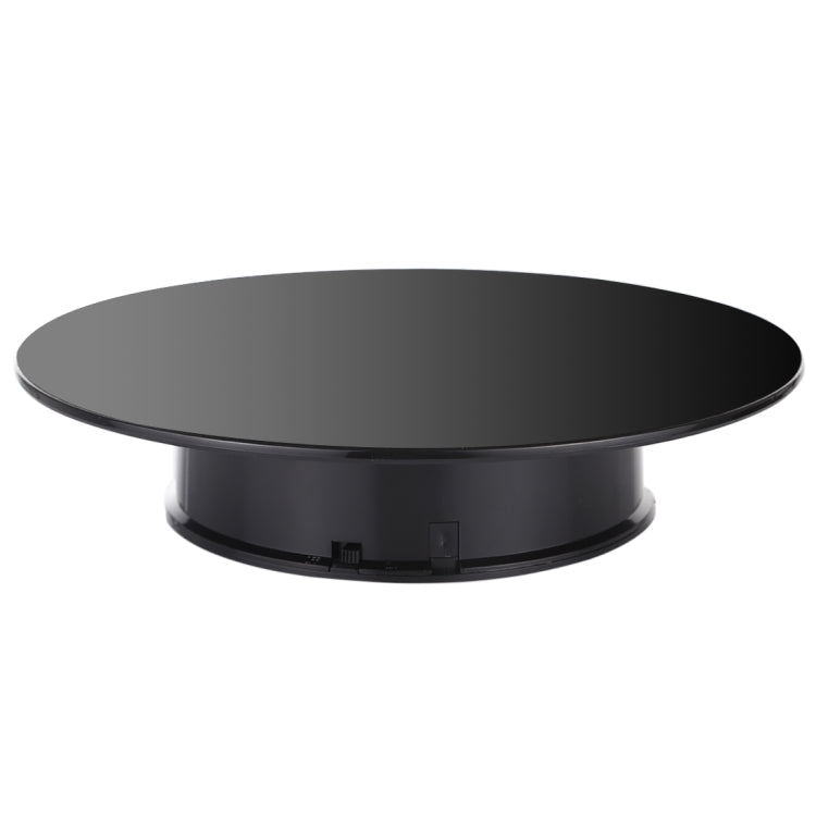 25cm 360 Degree Electric Rotating Mirror Surface Turntable Display Stand Video Shooting Props Turntable for Photography, Load 3kg, Powered by Battery, 25cm Mirror/Powered by Battery(B), 25cm Mirror/Powered by Battery(W), 25cm Mirror/Powered by Battery(WB)
