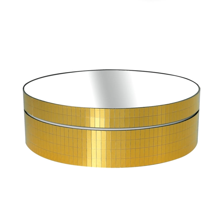 12cm 360 Degree Rotating Turntable Mirror Electric Display Stand Video Shooting Props Turntable, Load: 3kg