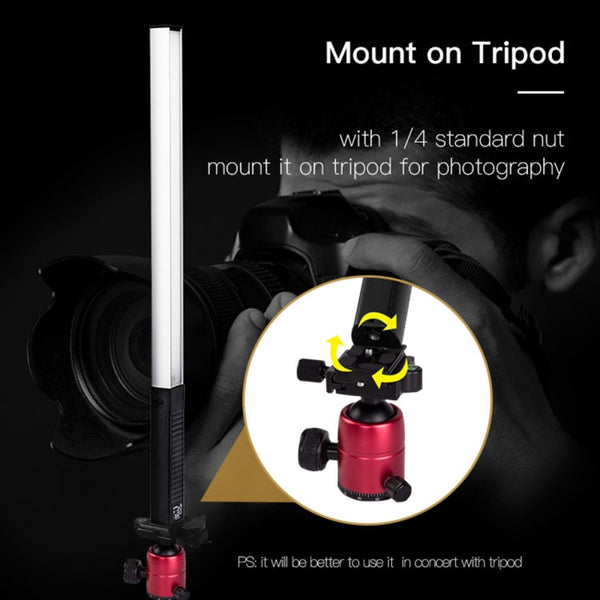 LUXCeO Q508A 8 Color Photo LED Stick Video Light Waterproof Handheld LED Fill Light Flash Lighting Lamp with Remote Control