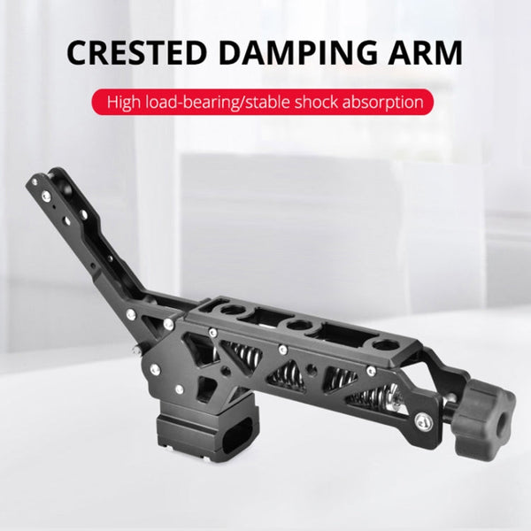 YELANGU BF01 Shock-absorbing Crested Damping Arm, Load: 3-15kg, BF01 Damping Head,Load: 3-15kg