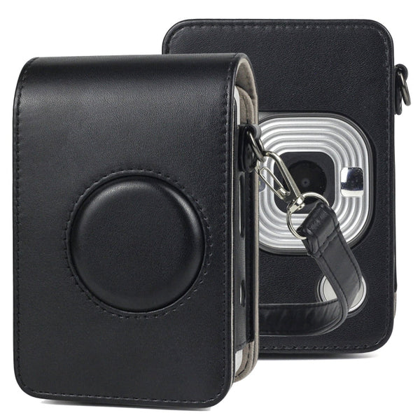Full Body Camera Retro PU Leather Case Bag with Strap for FUJIFILM instax mini Liplay