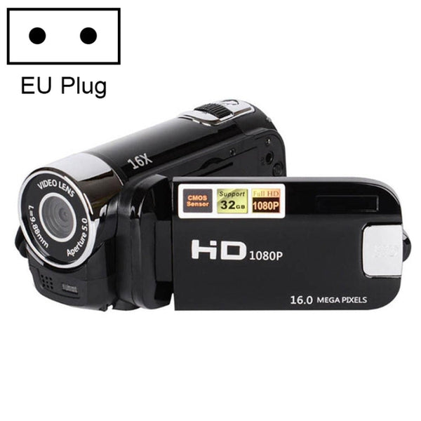 16X Digital Zoom HD 16 Million Pixel Home Travel DV Camera, EU Plug