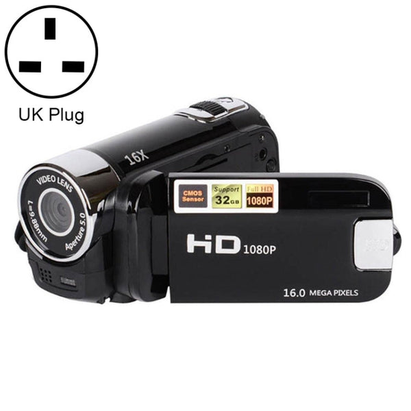 16X Digital Zoom HD 16 Million Pixel Home Travel DV Camera, UK Plug