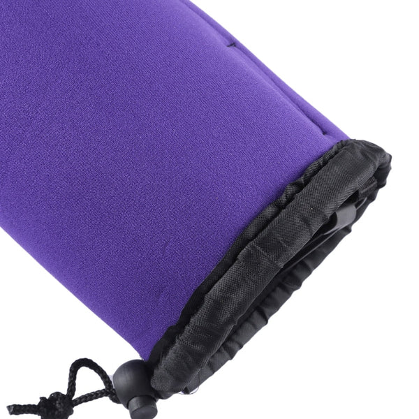 4 PCS Neoprene SLR Camera Lens Carrying Bag Pouch Bag with Carabiner, Size: 10x22cm, 10x14cm, 10x18cm, 8x10cm