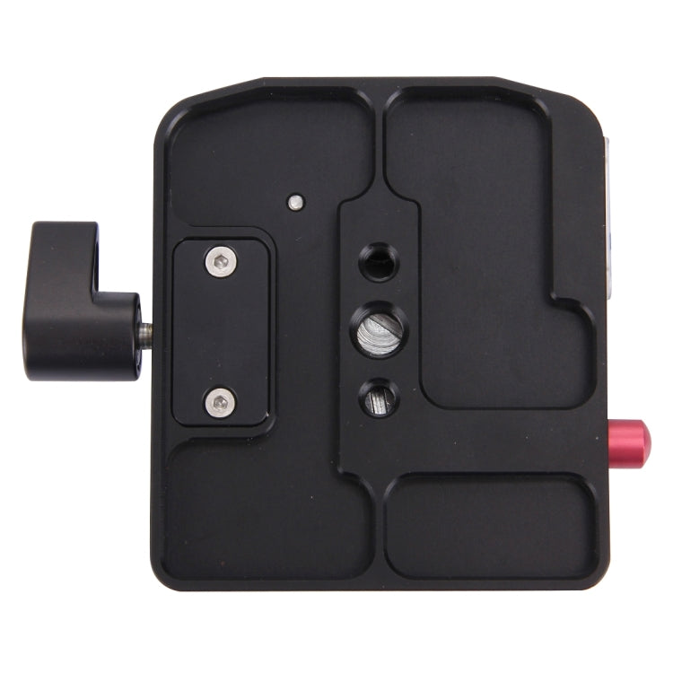 Fittest FC-501 Quick Release Assembly Aluminium Alloy Clamp Adapter with Quick Release Sliding Plate for Manfrotto Tripod 577 Replacement, FC-501