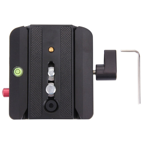 Fittest FC-501 Quick Release Assembly Aluminium Alloy Clamp Adapter with Quick Release Sliding Plate for Manfrotto Tripod 577 Replacement, FC-501