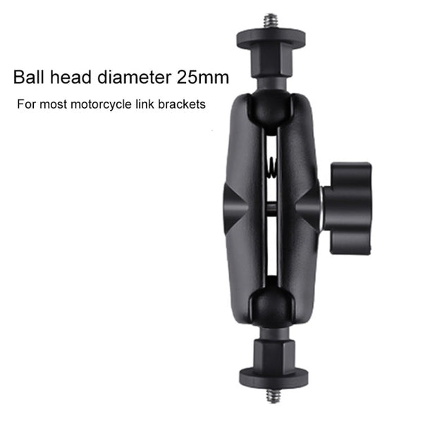 25mm 1/4 inch Screw ABS Ball Head Adapter Mount