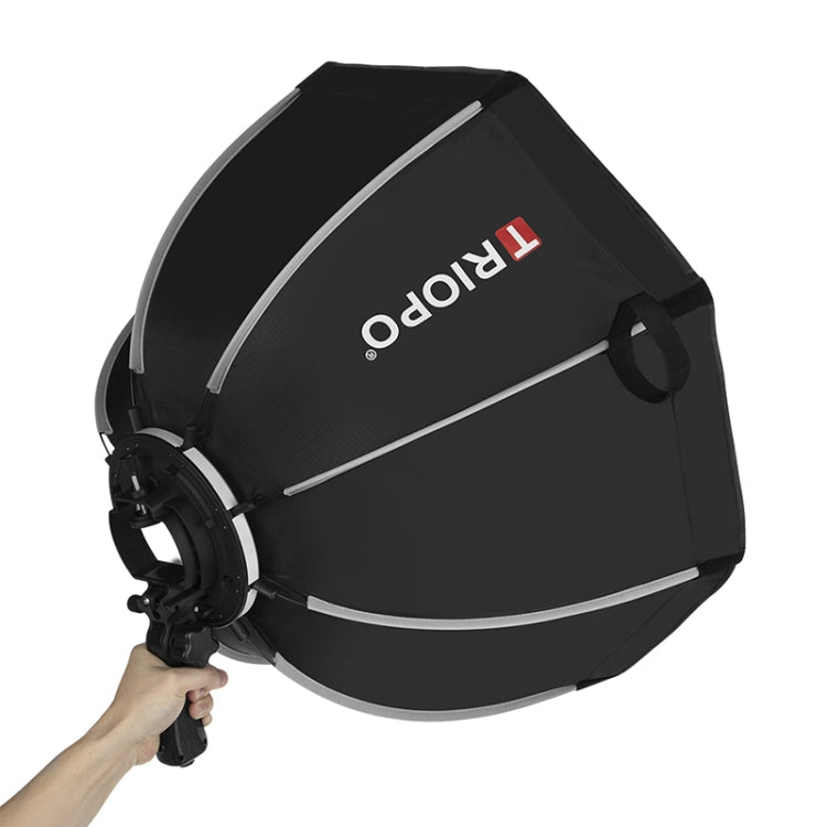 TRIOPO KS55 55cm Speedlite Flash Octagon Parabolic Softbox Diffuser with Bracket Mount Handle