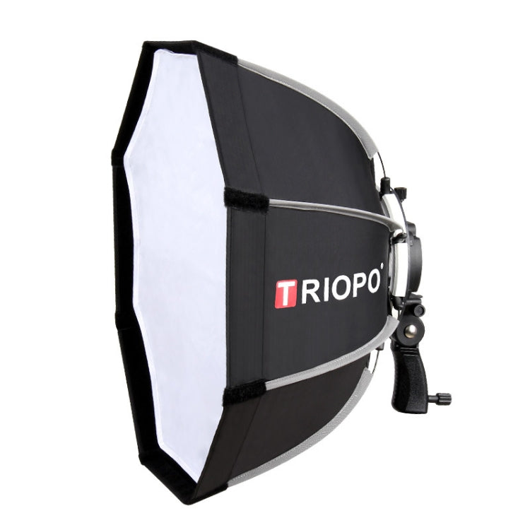TRIOPO KS90 90cm Dome Speedlite Flash Octagon Parabolic Softbox Diffuser with Bracket Mount Handle for Speedlite, KS90