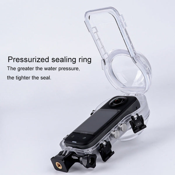 For Insta360 X3 Camera 50m Waterproof Sealed Diving Case