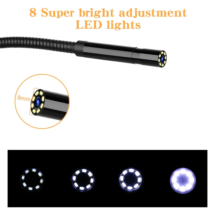 P30 8mm IP67 Waterproof 4.3 inch HD Portable Endoscope Snake Tube Industrial Endoscope, Cable Length: 1m, 1m