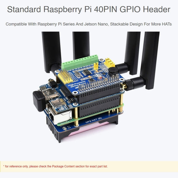 Waveshare SIM8202G-M2 5G HAT B Multi Band Snapdragon X55 Module Board for Raspberry Pi, SIM8202G-M2 5G HAT B