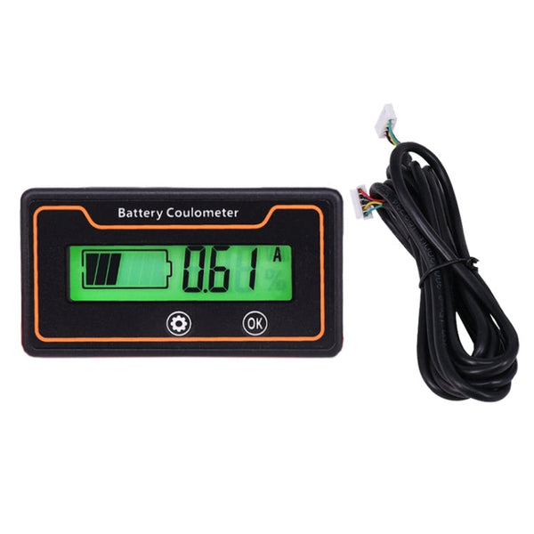 2m 200A 12V 48V Digital Display DC Current Voltmeter Lead-Acid Lithium Battery Charge Meter, 2m 200A