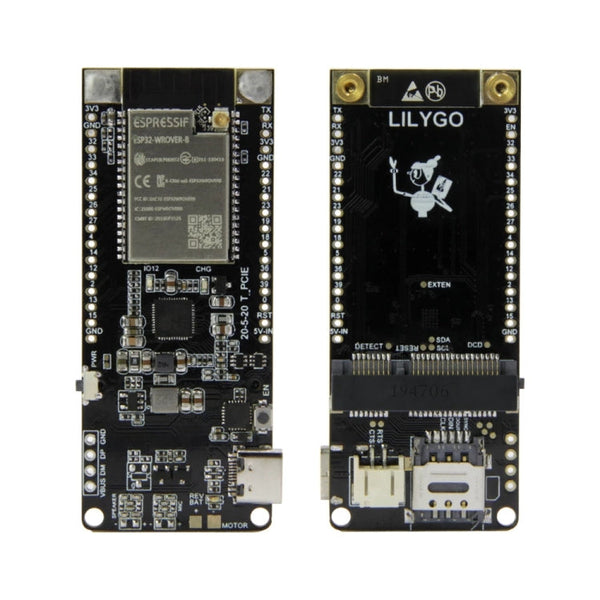 TTGO T-PCIE ESP32-WROVER-B AXP192 Chip WiFi Bluetooth Nano Card SIM Series Module 4MB Hardware Composable Development Board, 4MB