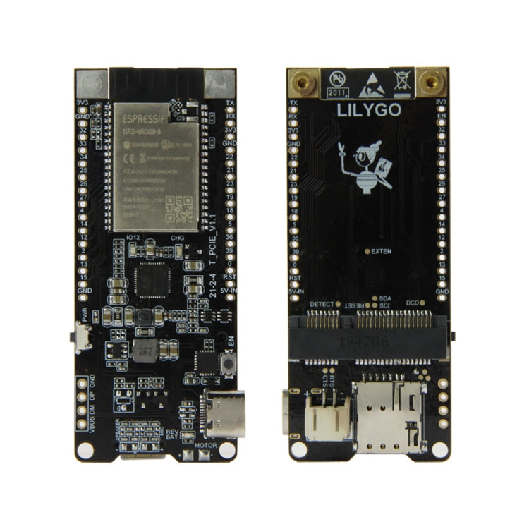 TTGO T-PCIE ESP32-WROVER-B AXP192 Chip WiFi Bluetooth Nano Card SIM Series Module 16MB Hardware Composable Development Board, 16MB