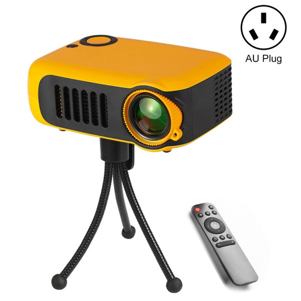 A2000 Portable Projector 800 Lumen LCD Home Theater Video Projector, Support 1080P, AU Plug, AU Plug