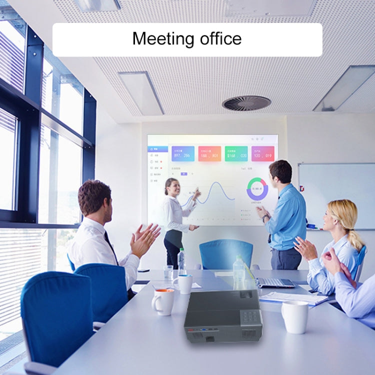 Cheerlux CL770 1920 x 1080P Full HD Smart Projector Android 9.0 1GB+8GB, CL770 (Black)