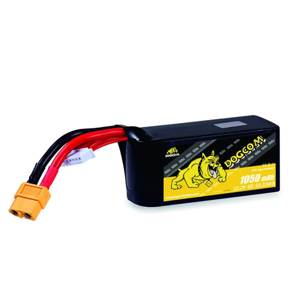 DOGCOM 1050mAh 160C 6S 22.2V FPV LiPo Battery