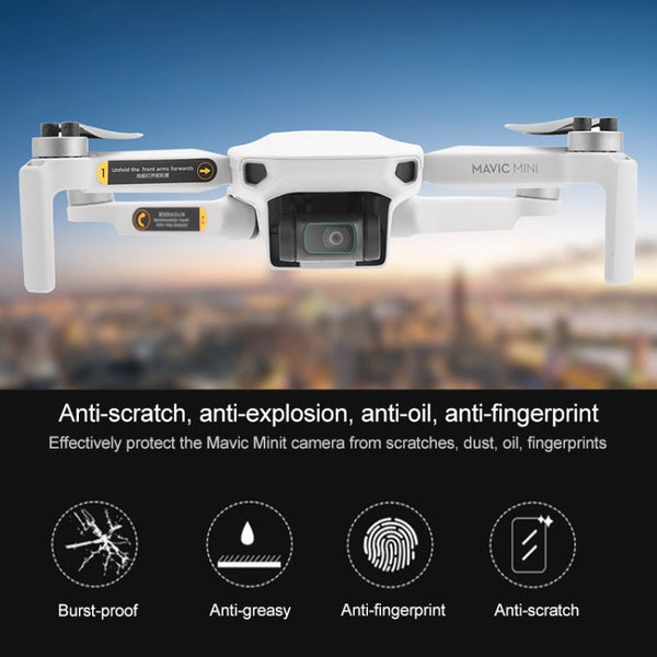 For DJI Mavic mini Explosion-proof Tempered Glass Drone Lens Film