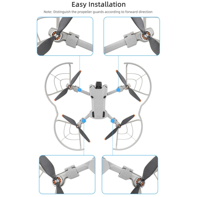 For DJI Mini 4 Pro Sunnylife N4P-KC712 Drone Propeller Protective Guard Anti-collision Ring