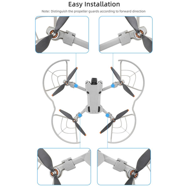 For DJI Mini 4 Pro Sunnylife N4P-KC712 Drone Propeller Protective Guard Anti-collision Ring
