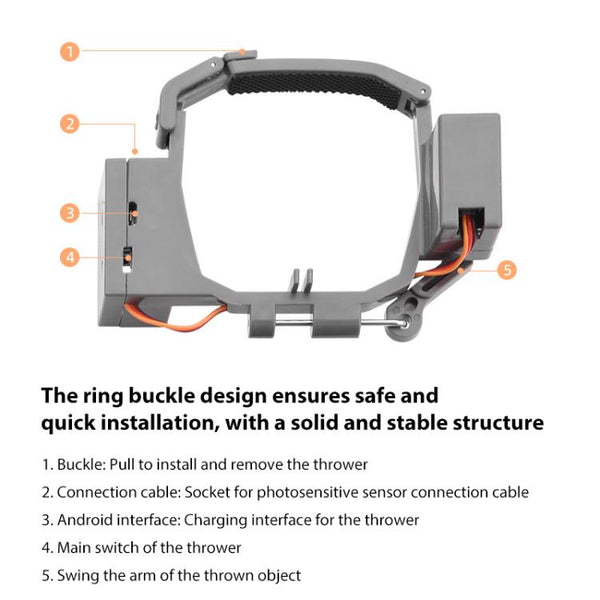 For DJI Mavic Pro Air-Dropping System Thrower Parabolic