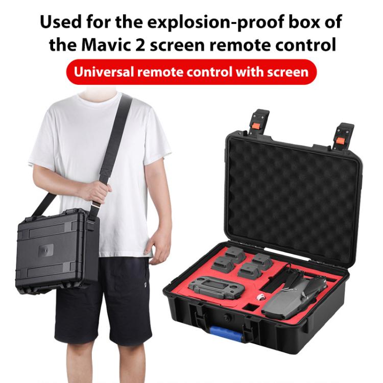 For DJI Mavic 2 BRDRC Crossbody Safety Carrying Storage Bag Waterproof Explosion-proof Box