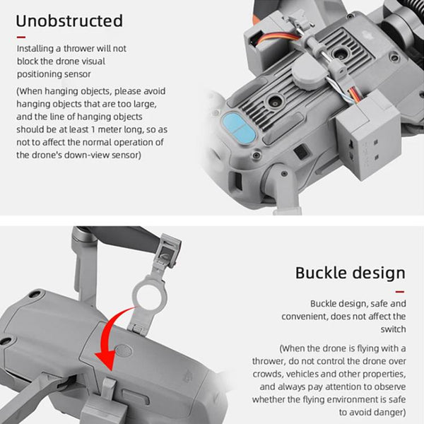 For DJI Mavic Air 2 / Air 2S Air-Dropping System Thrower Parabolic