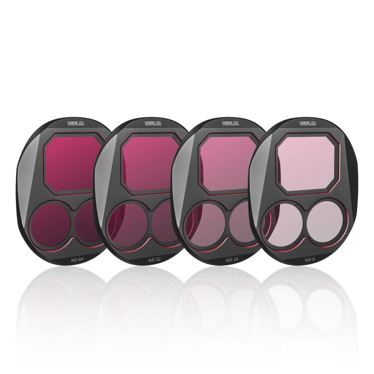 For DJI Mavic 4 Pro STARTRC 4 in 1 ND8 ND16 ND32 ND64 Lens Filter Kit