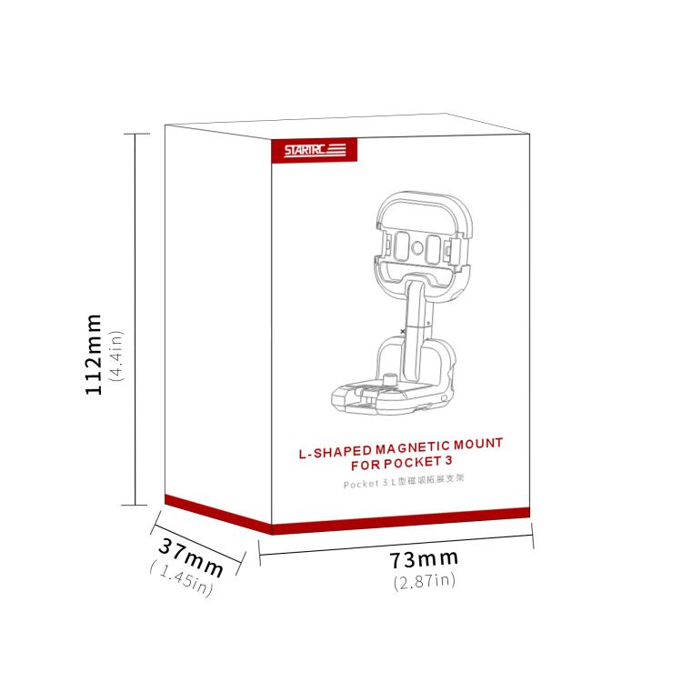 For DJI Osmo Pocket 3 STARTRC Metal L-shaped Expansion Bracket