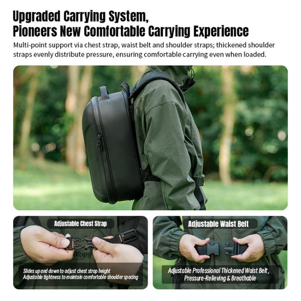 STARTRC Hard Shell Waterproof Shoulders Bag Backpack for DJI Mavic Series / Air Series