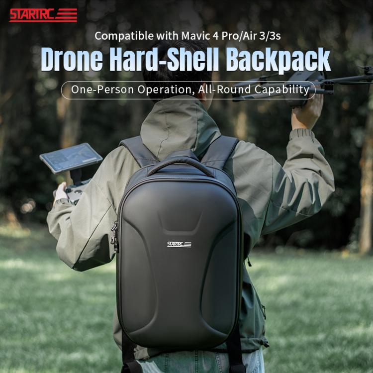 STARTRC Hard Shell Waterproof Shoulders Bag Backpack for DJI Mavic Series / Air Series