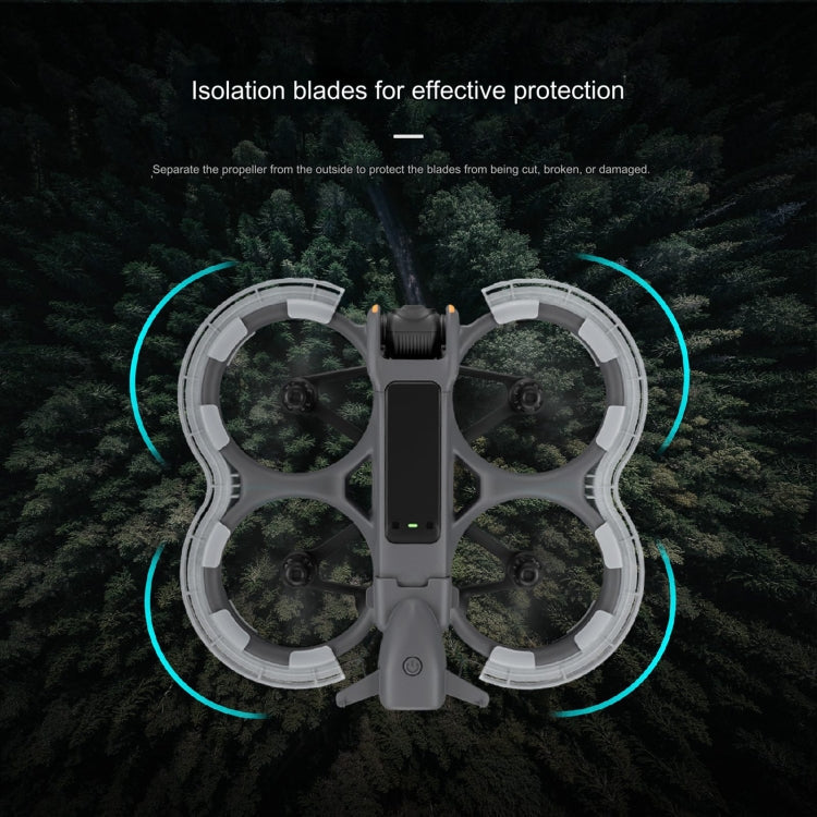 For DJI Avata 2 STARTRC Drone LED Propeller Protective Guard Anti-collision Ring