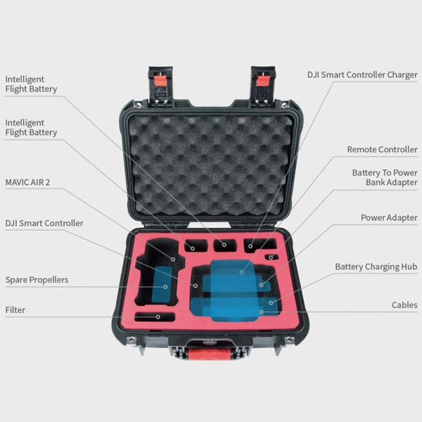 PGYTECH P-16A-037 Portable Safety Box Waterproof and Moisture-proof Storage Bag for DJI Mavic Air 2, P-16A-037 For DJI Mavic Air 2