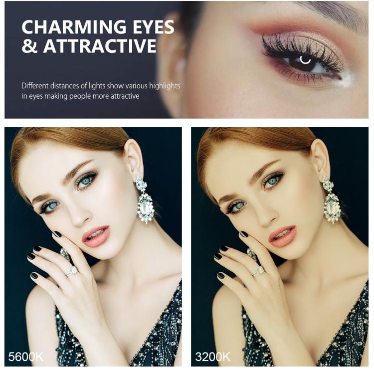 PULUZ 6.2 inch 16cm Ring Selfie Light 3 Modes USB Dimmable Dual Color Temperature LED Curved Vlogging Photography Video Lights with Monitor Clip Holder