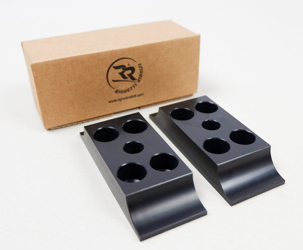 Pair of Flush Fitting Engine Mount Clamps 30mm x 92mm