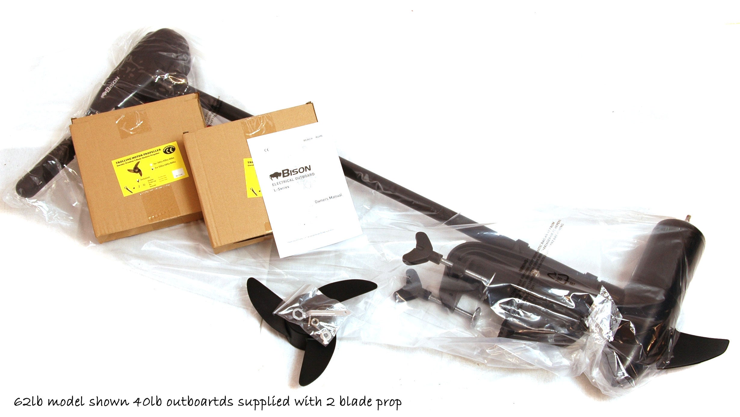 BISON 55ft/lb ELECTRIC OUTBOARD MOTOR