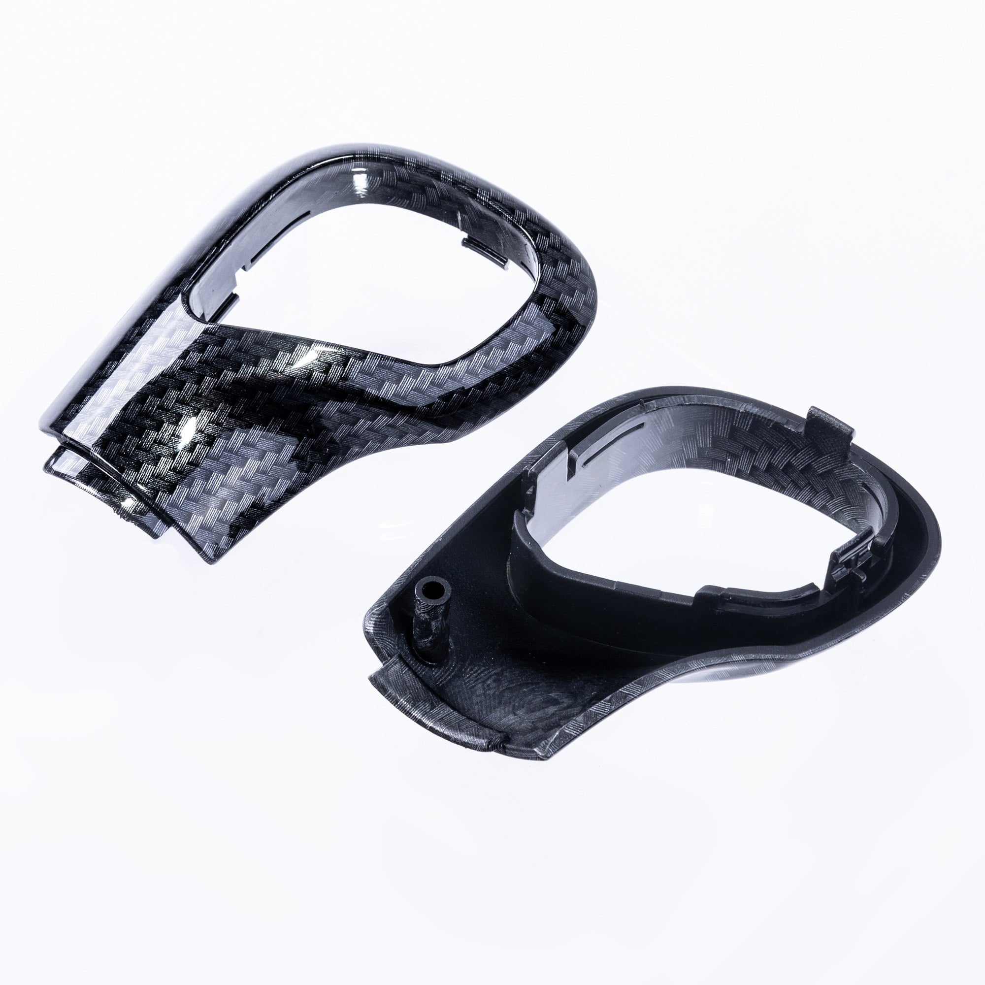 For VW T6 Transporter Auto DSG Gear Knob Styling Caps – Carbon Painted Covers, Ready to Fit Upgrade