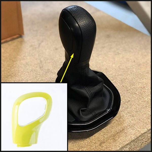 For VW T5.1 Transporter Auto DSG Gear Knob Styling Caps – Yellow Painted Covers, Ready to Fit Upgrade