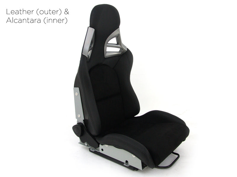 UK TATECH x1 Univ Bucket Seat Porsche Carbon 986 Boxster 987 Cayman 997 911 GT3 GT4 Style Suede Alcantara & Synthetic Leather