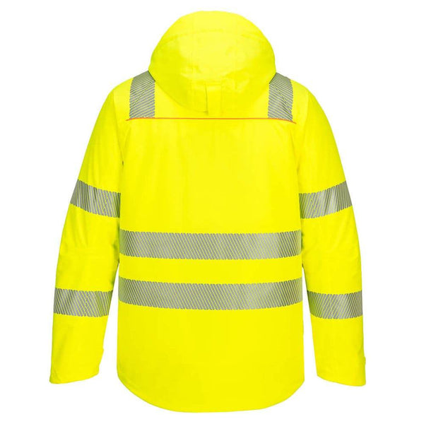 Portwest DX461 DX4 Hi-Vis Stretch Waterproof Breathable Winter Jacket
