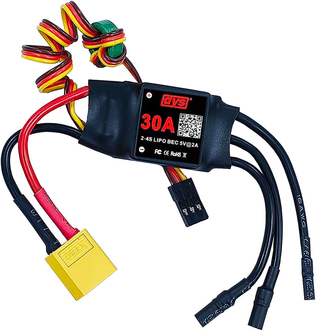 DYS 30A 2-6S Brushless ESC With 5V/2A BEC For RC fixed-wing Aircraft