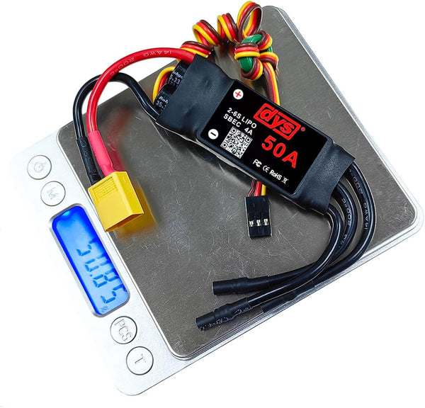 DYS 50A 2-6S Brushless ESC With 5V/4A BEC For RC fixed-wing Aircraft