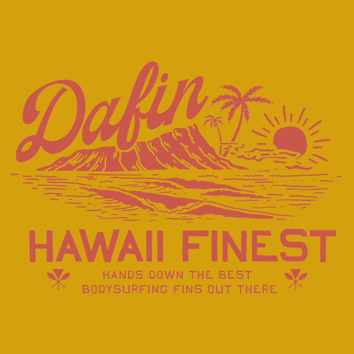 DaFin - Da Sunset T-Shirt - Mustard